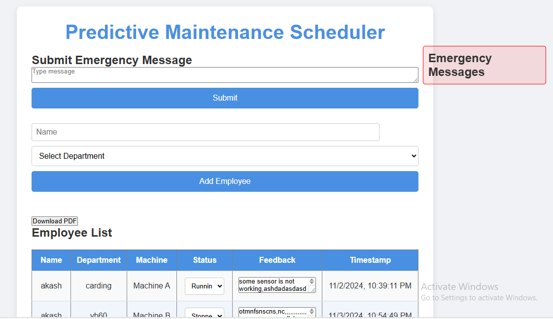 Predictive Maintenance